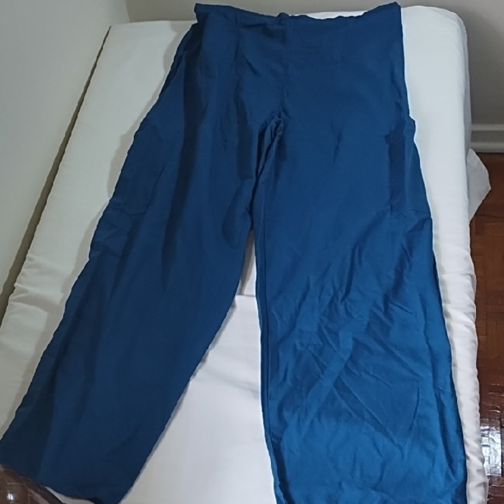 Stylish Blue Wide-Leg Pants